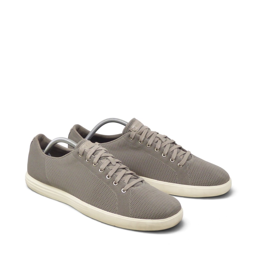 Cole Haan Mens Grand Crosscourt Knit Sneakers Taupe Beige C27900 Size 10